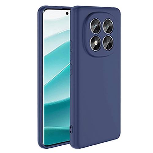 Redmi Note 14 Pro 5G K�l�f Nano i�i Kadife Silikon - Lacivert