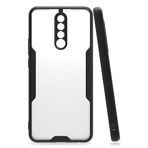 Redmi Note 8 Pro K�l�f Platin Silikon - Siyah