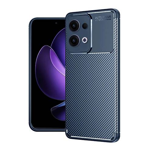 Reno 13 Pro K�l�f Auto Focus Karbon Kapak - Lacivert