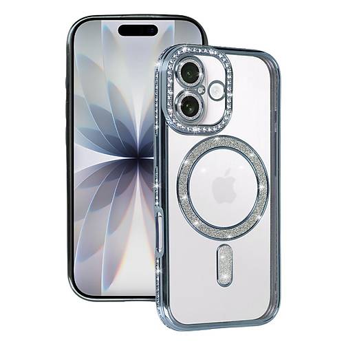iPhone 17 Joke Simli Magneticsafe K�l�f - Mavi