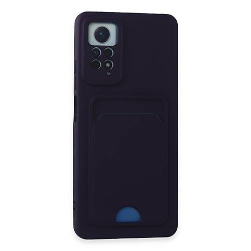 Redmi Note 11 Pro K�l�f Kelvin Kartvizitli Silikon - Derin Mor