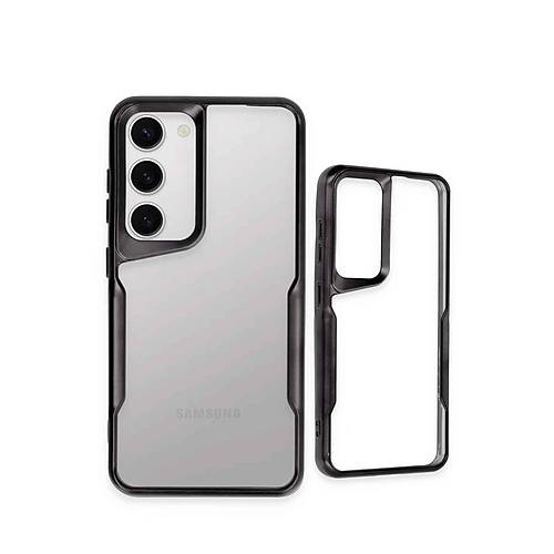 Galaxy S23 K�l�f Boyi Silikon Kapak - Siyah