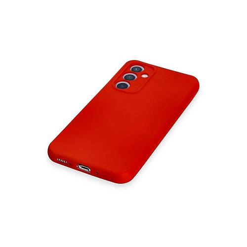 Galaxy A54 5G K�l�f Nano i�i Kadife Silikon - K�rm�z�