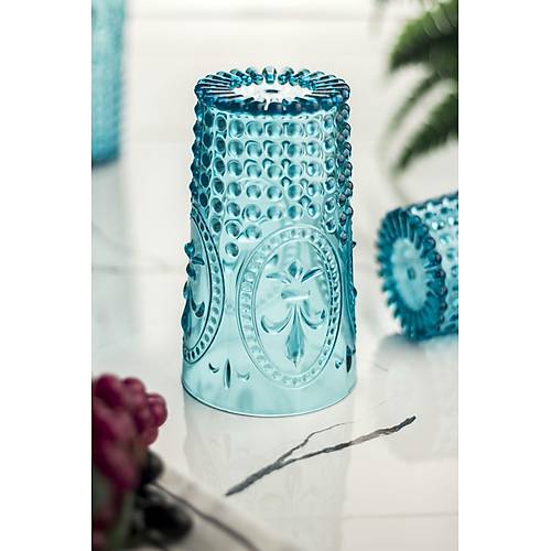 Akrilik Aquamarin 6'l� Uzun Bardak & Su Me�rubat Barda�� 750 ml ( B�y�k Boy & Cam De�ildir )