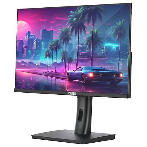 27 CUBE PA-27V165F VA 1MS 165HZ 2XHDMI 2XDP 2K QHD 2560X1440 FREESYNC YUKSEKLIK AYARI VESA PIVOT RGB SIYAH SIFIR OLU PIX