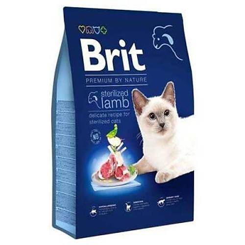 Brit Premium By Nature Sterilised Kuzulu K�s�rla�t�r�lm�� Kedi Mamas� 8 Kg