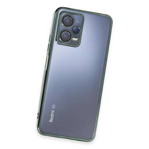 Redmi Note 12 5G K�l�f Razer Lensli Silikon - Ye�il