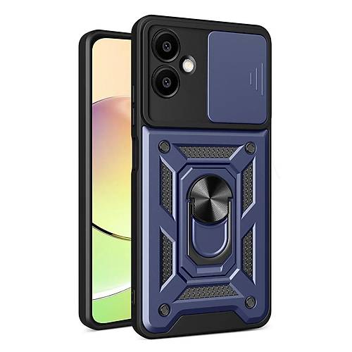 Galaxy A07 4G Pars Lens Y�z�kl� Silikon - Lacivert