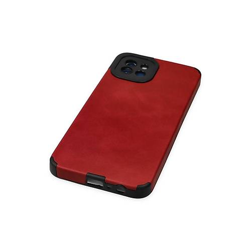 Galaxy A03 K�l�f Loop Deri Silikon - K�rm�z�