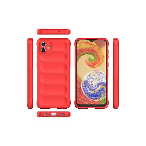 Galaxy A04E K�l�f Optimum Silikon - K�rm�z�