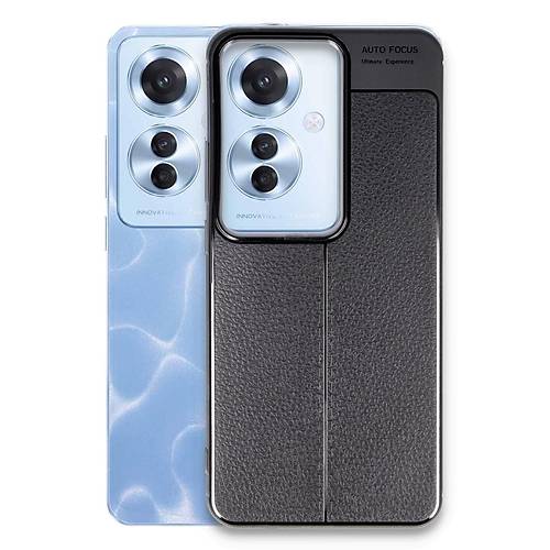 Reno 11F K�l�f Auto Focus Kapak - Siyah