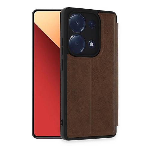 Redmi Note 13 Pro 4G K�l�f Flip Cover - Taba