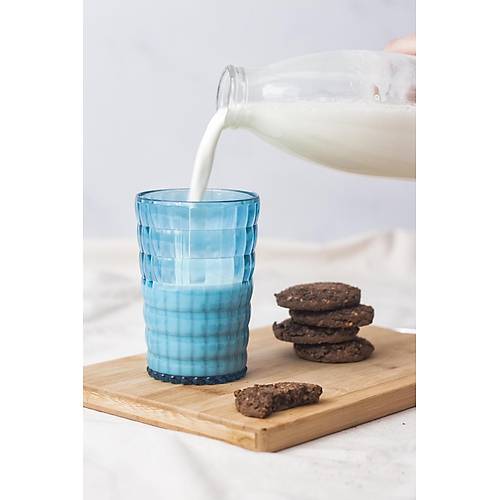 Allegra Aquamarin Akrilik Bardak 6'l� Set | 400 ml | K�r�lmaya Dayan�kl�, Cam De�ildir | Su, Me�rubat ve Sunum ��in �deal