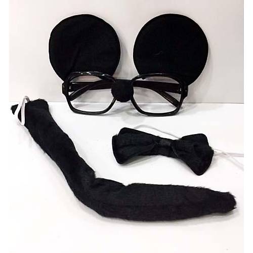 Mickey Mouse G�zl��� Papyonu Kuyru�u Seti