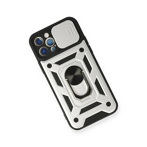 iPhone 12 Pro K�l�f Pars Lens Y�z�kl� Silikon - G�m��