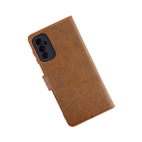 Galaxy M52 5G K�l�f Trend S Plus Kapakl� K�l�f - Taba