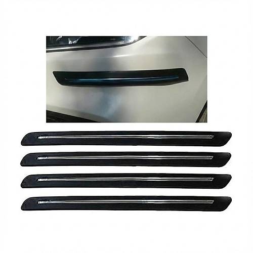 Tampon Koruyucu Plastik Siyah Krom 4 Par�a Point