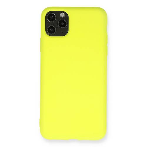 iPhone 11 Pro Max K�l�f Nano i�i Kadife Silikon - Sar�