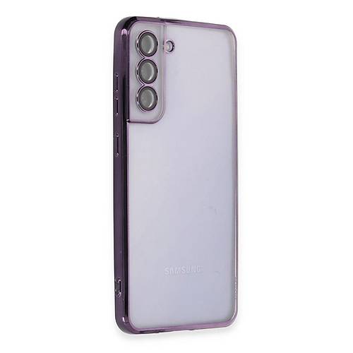 Galaxy S21 FE K�l�f Razer Lensli Silikon - Mor