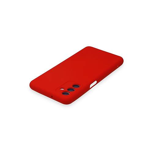 Galaxy A14 4G K�l�f Nano i�i Kadife Silikon - K�rm�z�