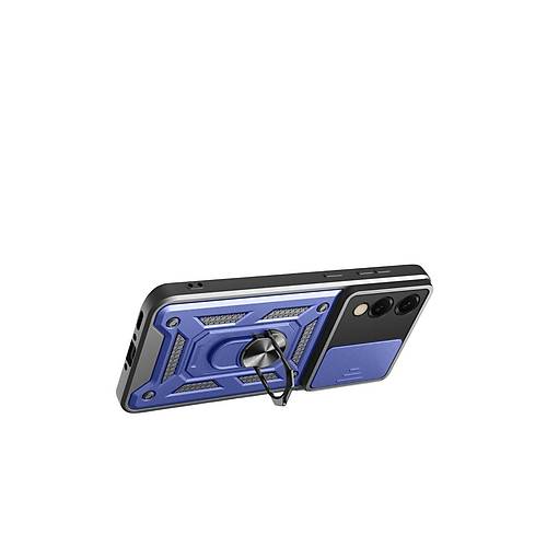 Galaxy S25 Edge Pars Lens Y�z�kl� Silikon - Lacivert