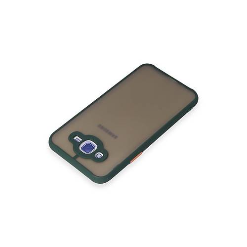 Galaxy J7 K�l�f Montreal Silikon Kapak - Ye�il