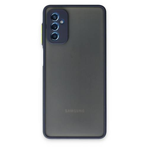Galaxy M52 5G K�l�f Montreal Silikon Kapak - Lacivert