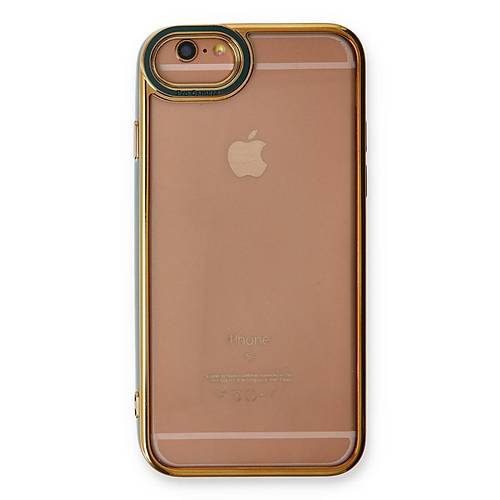 iPhone 6 K�l�f Liva Lens Silikon - Ye�il