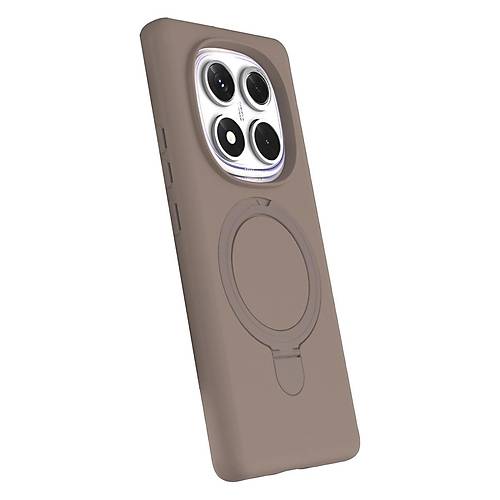 Redmi Note 14 Pro 5G Regal Magsafe Standl� Kapak - ��l Titanyum