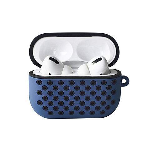 Airpods Pro 2 (2.nesil) Spor Delikli K�l�f - Lacivert-Siyah