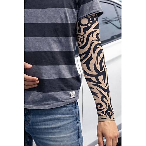 Giyilebilir Kol D�vmesi �orap D�vme 3D Bask�l� Kol Bacak D�vme 2 Adet Model 9
