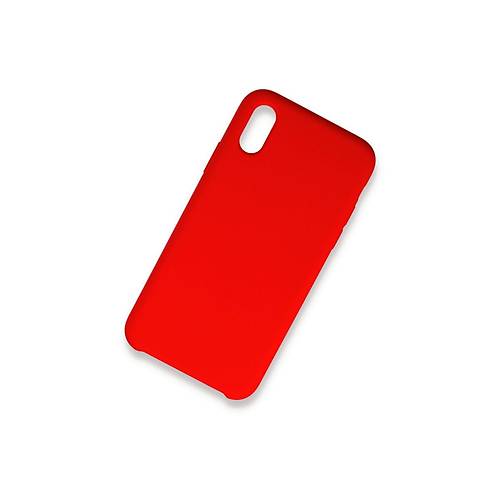 iPhone X K�l�f Lansman Legant Silikon - K�rm�z�