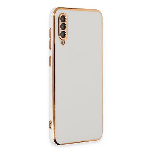Galaxy A50 K�l�f Volet Silikon - Beyaz