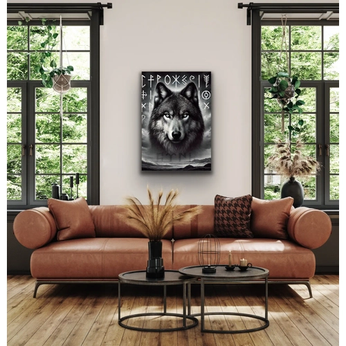 Asil Kurt Kanvas Tablo 70x100cm
