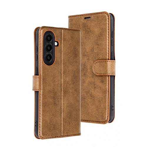 Galaxy A16 5G K�l�f Trend S Plus Kapakl� K�l�f - Taba