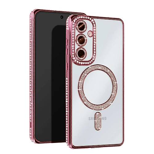 Galaxy S25 Edge Joke Simli Magneticsafe K�l�f - Pembe