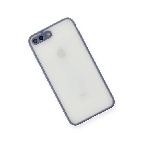 iPhone 7 Plus K�l�f Montreal Silikon Kapak - Gri