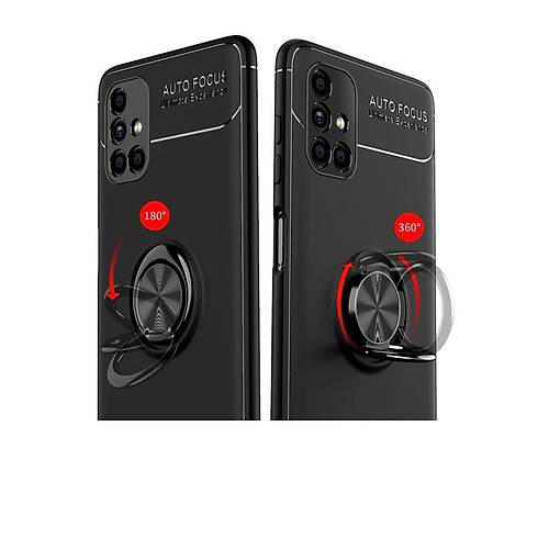 Galaxy M51 K�l�f Range Y�z�kl� Silikon - Mavi