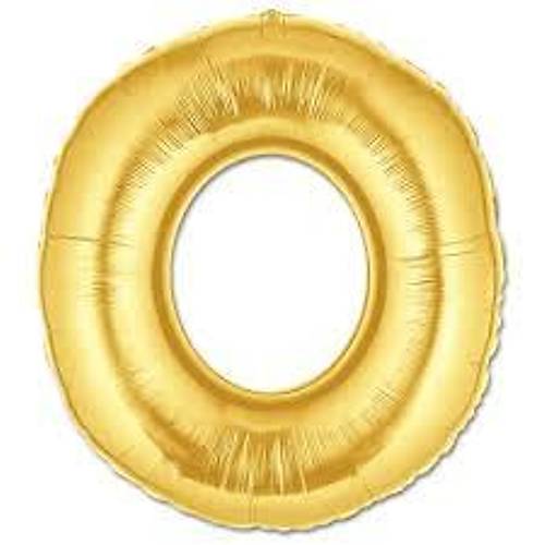 O Harf Folyo Balon Alt�n Renk 40 in�