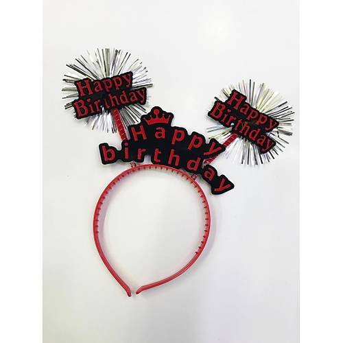 Happy Birthday Neon Renk Do�um G�n� Tac� 12 Adet