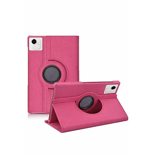 Pad X9A 360 Tablet Deri K�l�f - Pembe