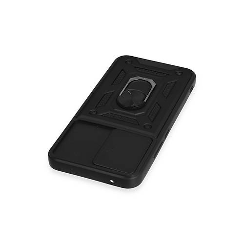Galaxy A34 5G K�l�f Pars Lens Y�z�kl� Silikon - Siyah