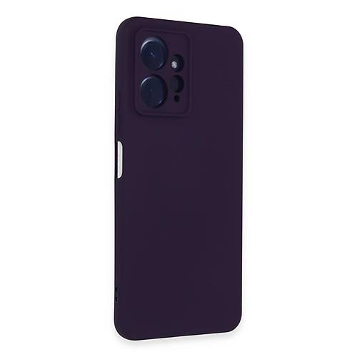 Redmi Note 12 4G K�l�f Nano i�i Kadife Silikon - Mor