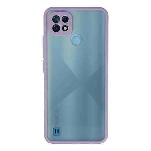 Realme C21 K�l�f Montreal Silikon Kapak - Mor