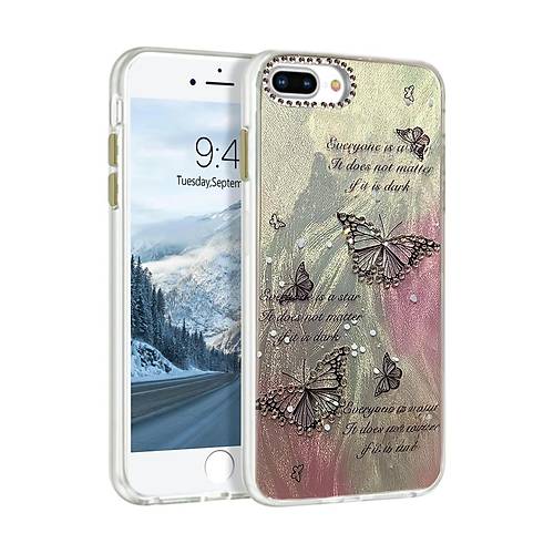 iPhone 7 Plus K�l�f Blade Aynal� Desenli Kapak - Desen 6
