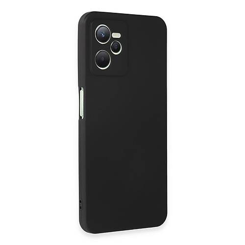 Realme C35 K�l�f First Silikon - Siyah