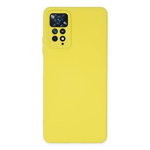 Redmi Note 11 Pro K�l�f Nano i�i Kadife Silikon - Sar�