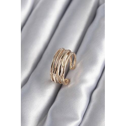 Gold Renk Ayarlanabilir Kad�n Y�z�k