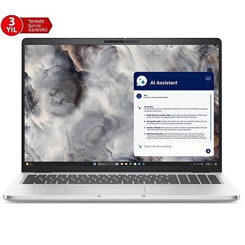 DELL NB PRO 16 ULTRA5 235U 32GB 512SSD DOS BTO106_PC16250_U (3 YIL YER�NDE GARANT�)