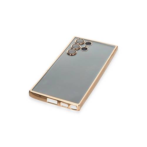 Galaxy S22 Ultra K�l�f Razer Lensli Silikon - Gold